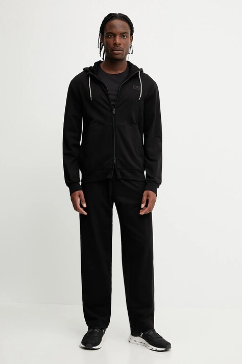 EA7 Emporio Armani pamut melegitő fekete, férfi, AF13512.7M000236