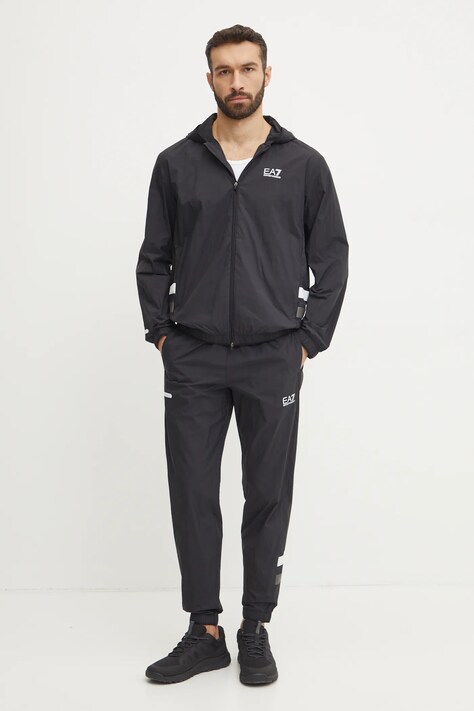 EA7 Emporio Armani trening barbati, culoarea negru, AF12453.7M000077