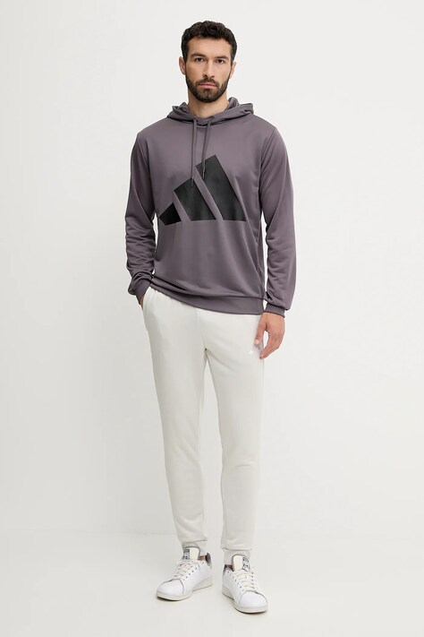 Φόρμα adidas BL FT HD TS χρώμα: γκρι, JI8871