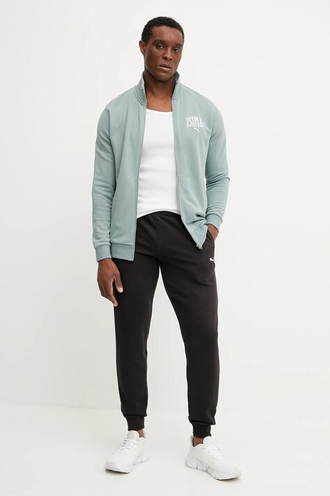 Tepláková souprava Puma zelená barva, 684854