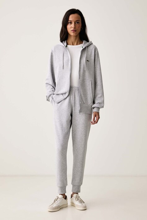 Lacoste Teplákový set s bavlnou šedý WH2528T