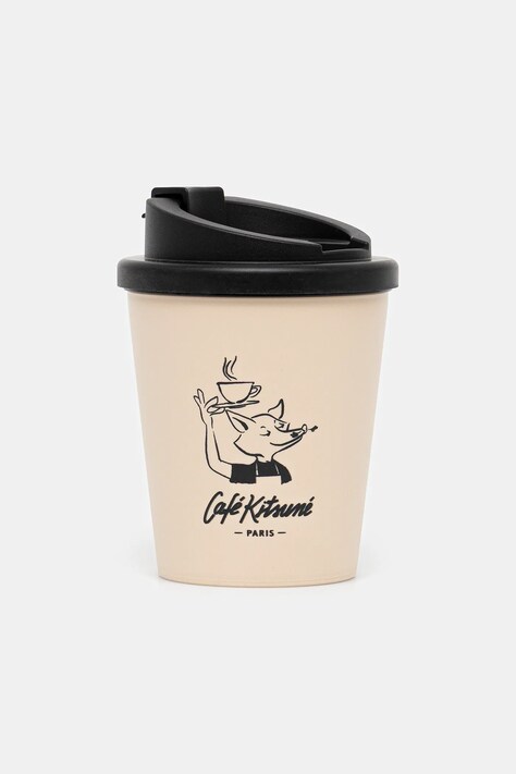 Κούπα καφέ Café Kitsuné Barista Fox χρώμα: μπεζ, OU08102O0017