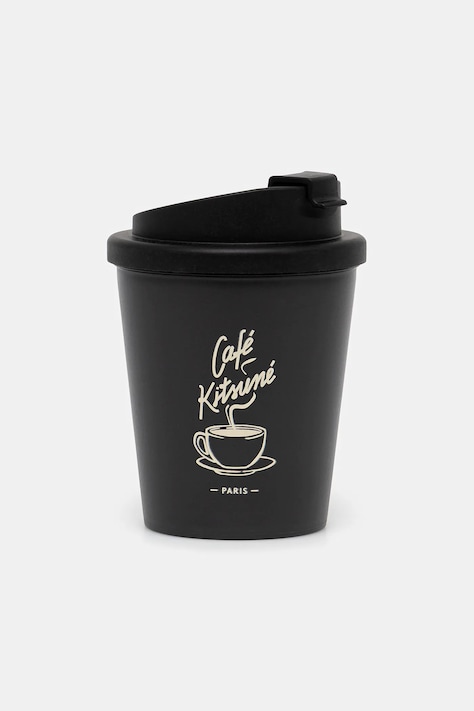 Šalica za kavu Café Kitsuné Coffee Cup boja: crna, OU08104O0017