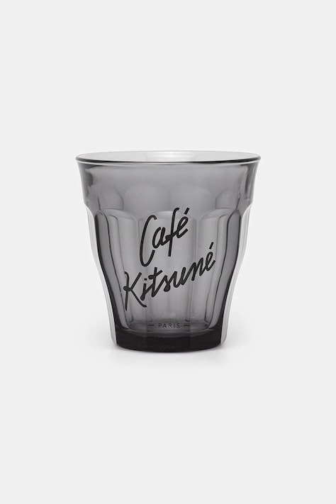 Café Kitsuné glass Glass Duralex Le Picardie black color OU08110O0011