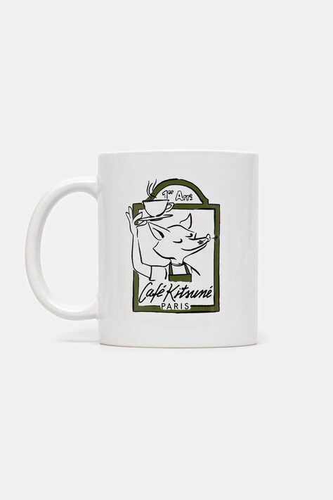 Κούπα Café Kitsuné Street Fox Mug χρώμα: άσπρο, OU08107O0008