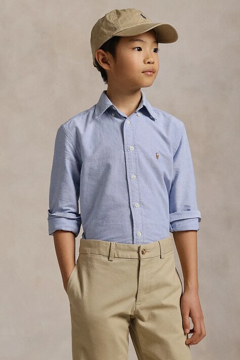 Polo Ralph Lauren camasa de bumbac pentru copii 32367700000000000