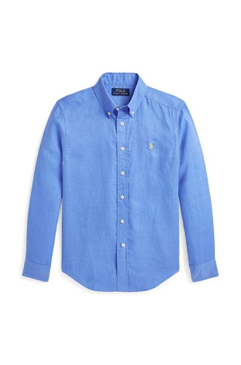 Detská ľanová košeľa Polo Ralph Lauren 323967600001