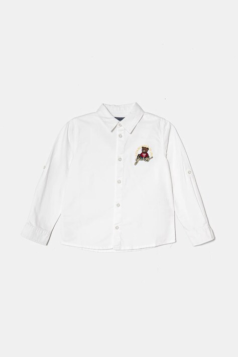 Guess cămașă de bumbac pentru copii culoarea alb, N5RH10 W9CL0