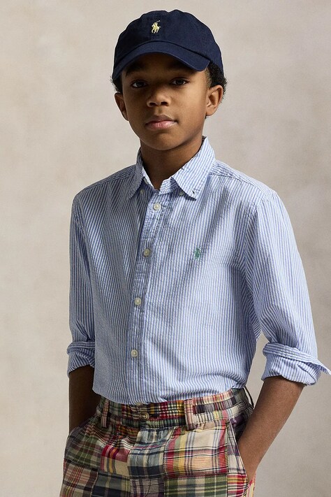 Детская хлопковая рубашка Polo Ralph Lauren 3,23965E+11