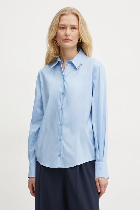 Patrizia Pepe camasa femei, cu guler clasic, regular, 8C0751 A043