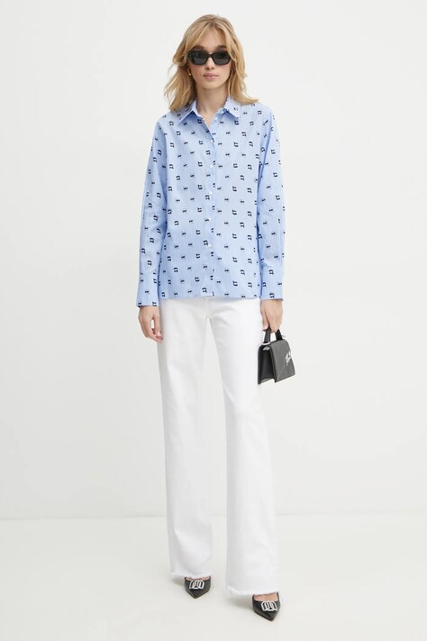 Бавовняна сорочка Karl Lagerfeld — фото 2