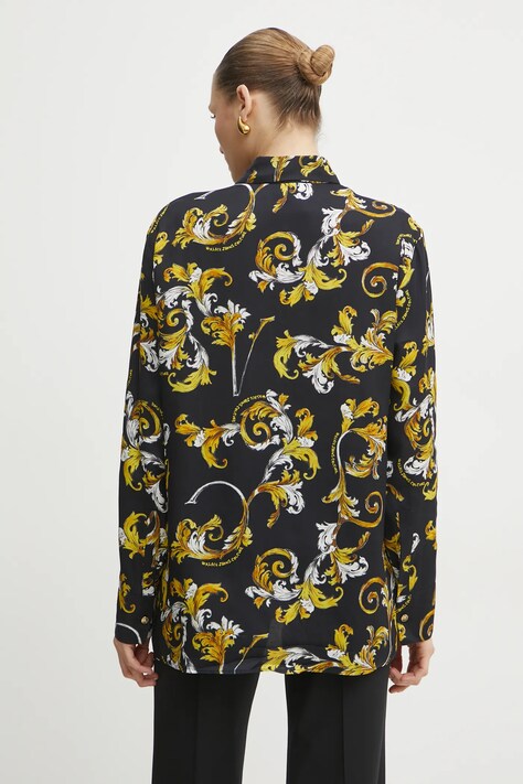 Сорочка Versace Jeans Couture — SS25-KDD07H, чорний — фото 3
