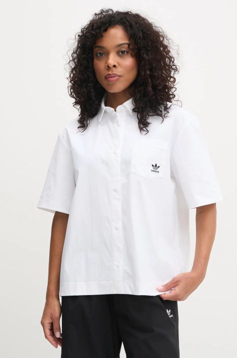 adidas Originals camicia Essential donna colore bianco  JD1504