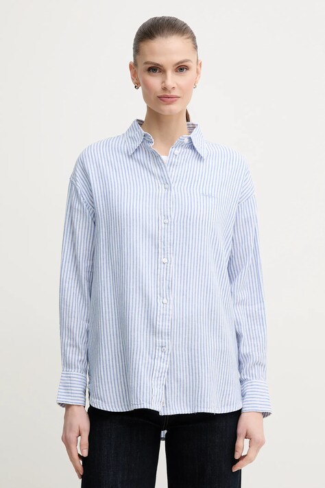 Pepe Jeans camasa de in DREAM femei, cu guler clasic, regular, PL305033