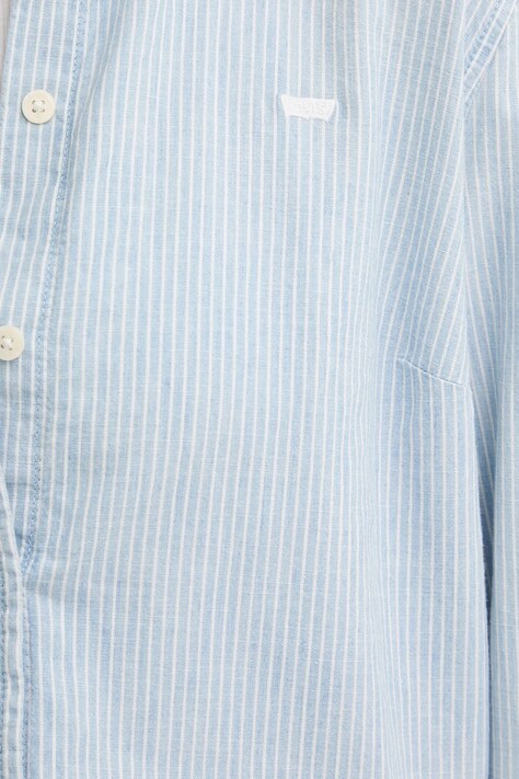 Levi's cămașă din bumbac THE CLASSIC BW SHIRT culoarea alb, cu guler clasic, regular, 34574