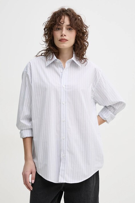 Filippa K camasa din bumbac femei, cu guler clasic, relaxed, 31080