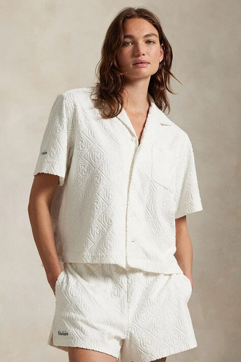 Polo Ralph Lauren ing galléros, fehér, relaxed, 211970431