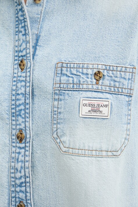 Джинсова сорочка Guess Jeans — фото 5