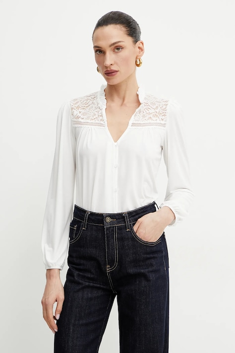 Morgan camasa TDRINK femei, culoarea alb, regular, TDRINK