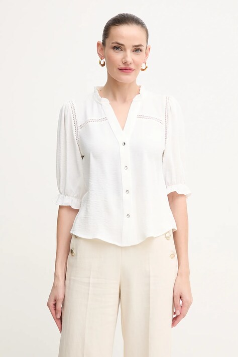 Morgan camasa CELYSE femei, culoarea alb, regular, CELYSE