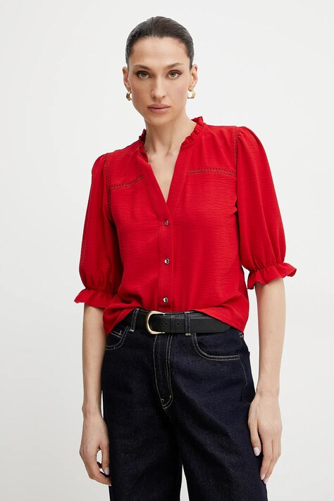 Morgan camasa CELYSE femei, culoarea rosu, regular, CELYSE