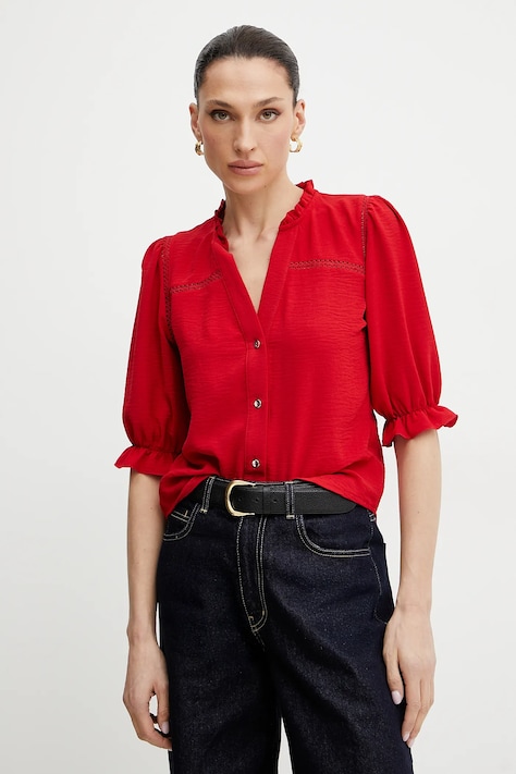 Morgan camasa CELYSE femei, culoarea rosu, regular, CELYSE