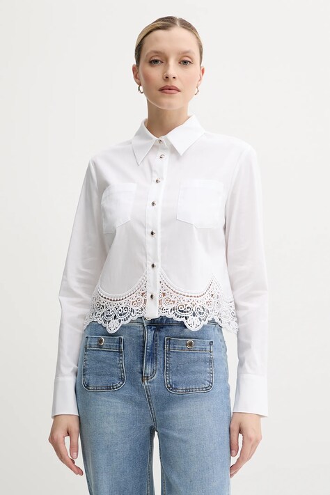 Srajca Morgan CASBA ženska, bela barva, CASBA