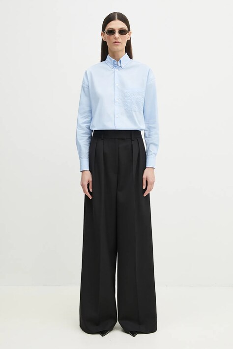 Бавовняна сорочка Fiorucci Angel Embroidered Relaxed Fit — фото 5