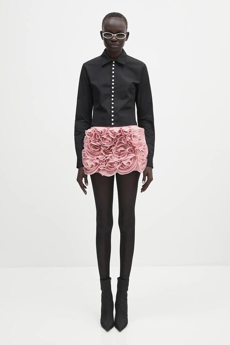 Бавовняна сорочка AMBUSH Fitted Pearl Button Shirt — фото 6