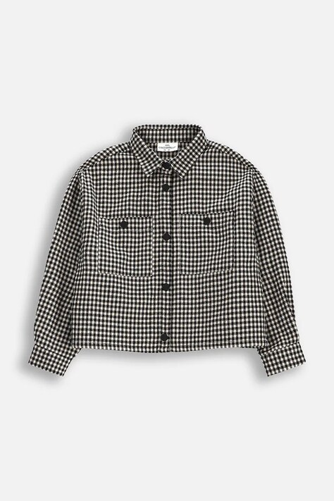 Dětská košile Coccodrillo černá barva, REBEL GIRL JUNIOR