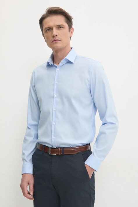Calvin Klein camasa barbati, cu guler clasic, slim, K10K113848