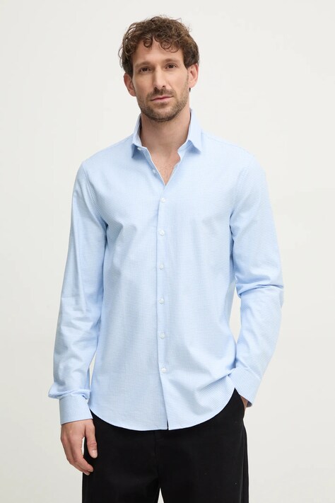 Calvin Klein cămașă bărbați, cu guler clasic, slim, K10K113854