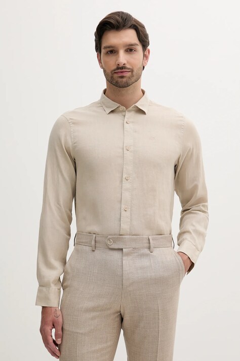 Armani Exchange len ing galléros, bézs, regular, XM001221 AF14619