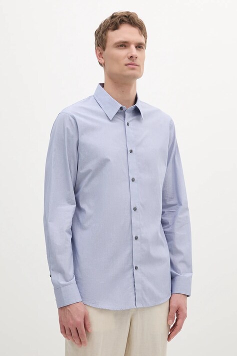 Armani Exchange cămașă din bumbac cu guler clasic, regular, XM000445 AF13007