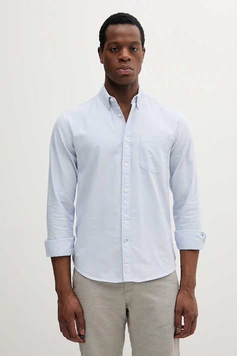 Pepe Jeans cămașă din bumbac ANDREW cu guler button-down, regular, PM308843