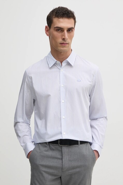 Lacoste camasa din bumbac barbati, cu guler clasic, regular, CH9087