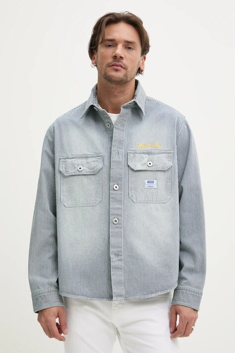 Hugo Blue geaca jeans de tranzitie, 50539045