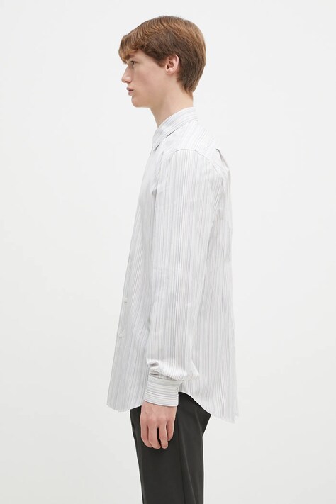 Бавовняна сорочка Paul Smith — SS25-KDM0E4, білий — фото 2