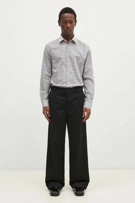 Бавовняна сорочка Paul Smith — SS25-KDM0E5, блакитний — фото 5