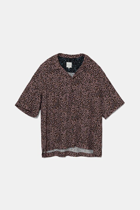 Paul Smith koszula męska kolor różowy regular M1R-905U-P02579