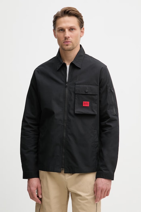 HUGO jakna moška črna 50482701