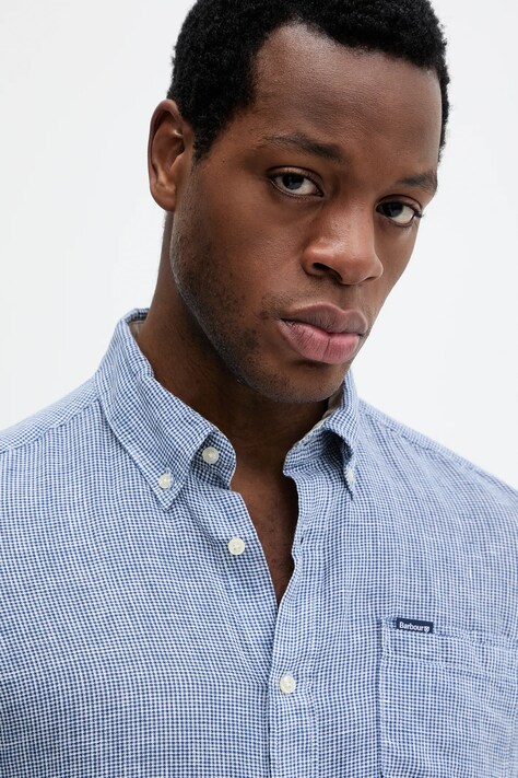 Сорочка з льону Barbour Linton Tailored Shirt — фото 4