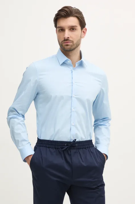 Calvin Klein cămașă bărbați, cu guler clasic, slim, K10K114299