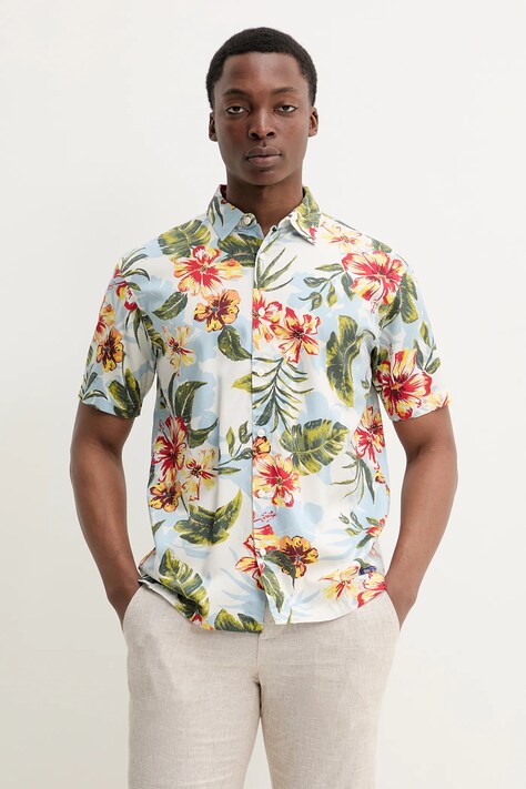Superdry cămașă bărbați, cu guler clasic, relaxed, M4010947A-FJ1