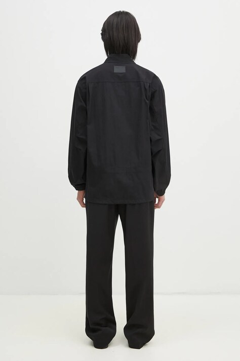 Helmut Lang koszula Uniform Shirt.Light męska kolor czarny relaxed z kołnierzykiem klasycznym O09HM507