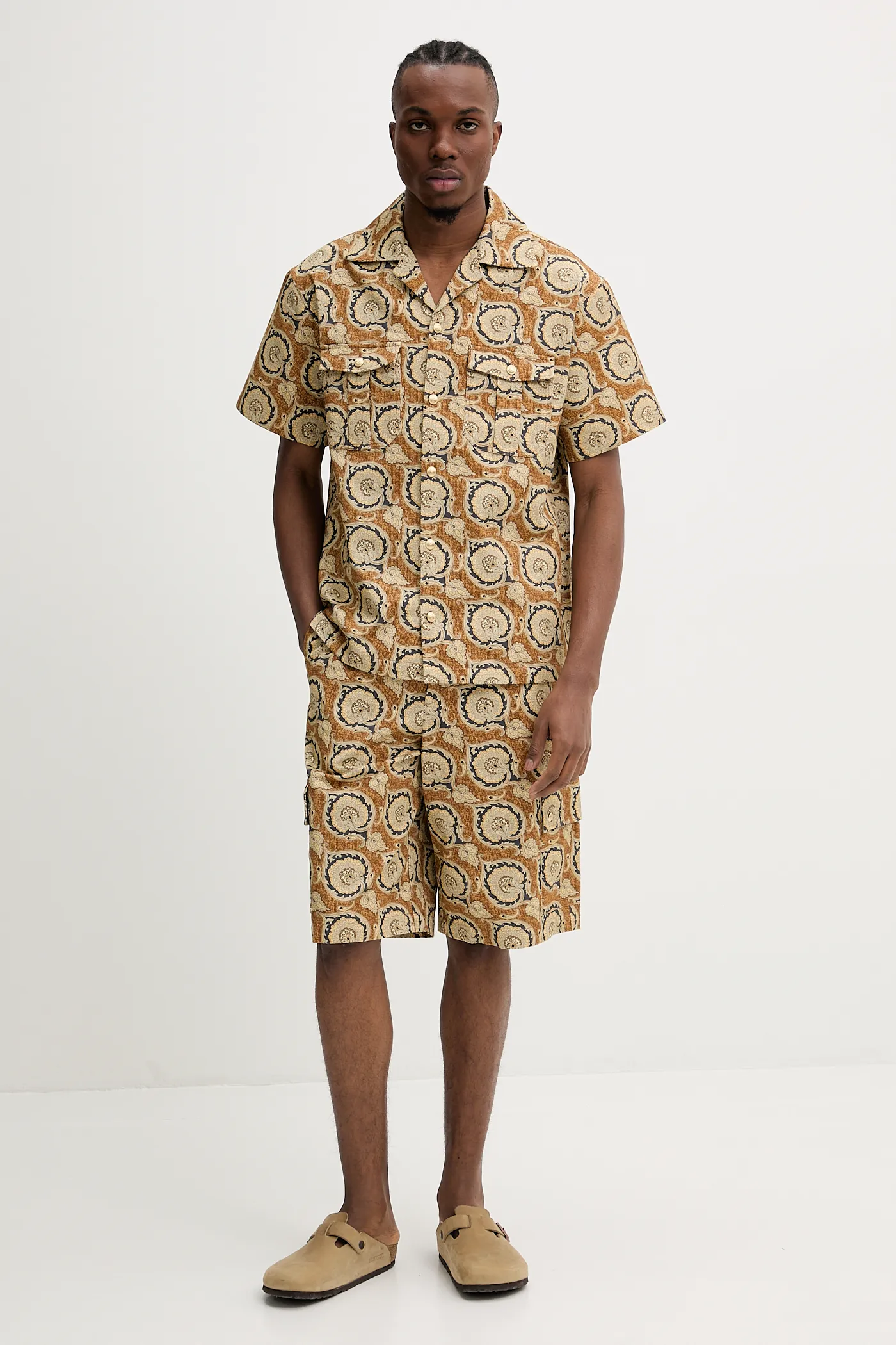 Drôle de Monsieur сорочка чоловіча бавовняна La Chemise Paisley — фото 2