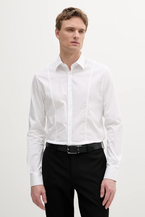 Košeľa Marciano Guess OLIVER biela farba, regular, s klasickým golierom, 1GH402 4416Z