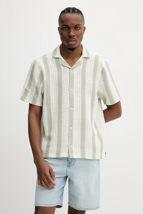 Hollister Co. camicia uomo colore verde  KI325-5017