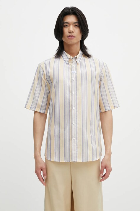 Martine Rose cotton shirt Casual yellow color regular 466WS21306