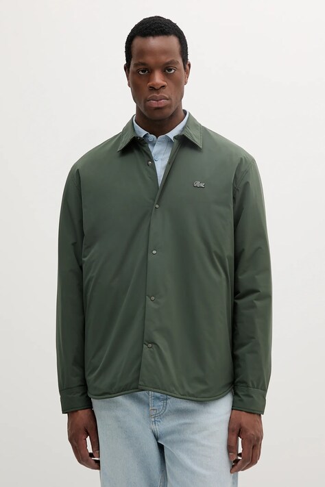 Μπουφάν Lacoste χρώμα: πράσινο, CH9134
